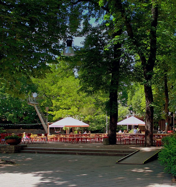 Der Pratergarten heute.