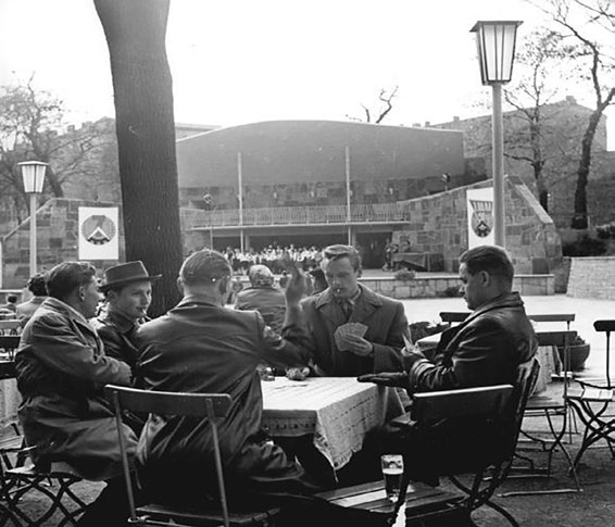 Der historische Biergarten des Praters.